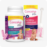 Conceive Plus USA Fertility Supplement & Lubricant Bundle