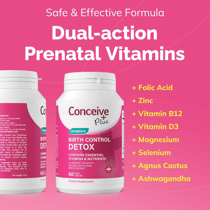 Birth Control Detox - Female fertility vitamins - Conceive Plus® - Online Store