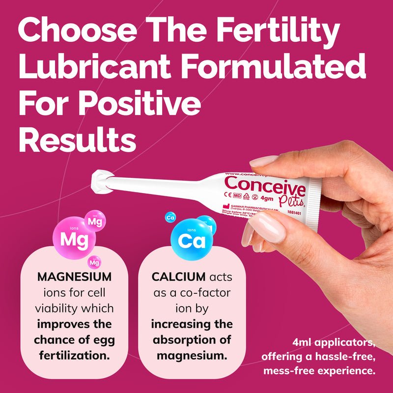 Fertility Lubricant 3x4g Trial Size - Fertility Lubricant - Conceive Plus®