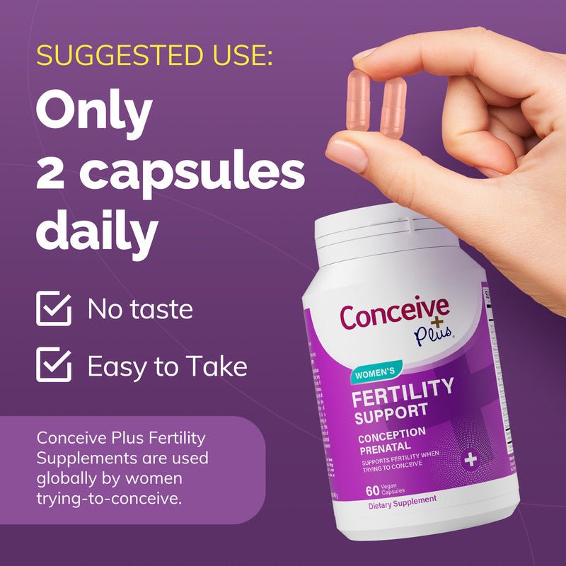 Fertility Support For Women - Fertility Vitamins For Women - Conceive Plus®