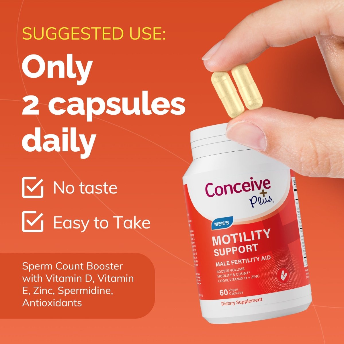 Motility Support - Male fertility vitamins - Conceive Plus®