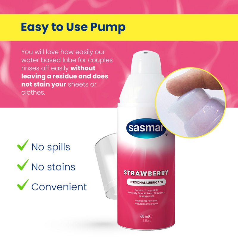 Buy Sasmar Strawberry Personal Lubricant Conceive Plus Buy Sasmar Strawberry Personal Lubricant Conceive Plus