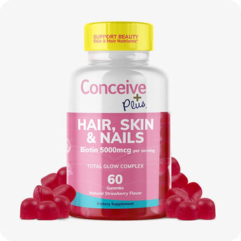 Hair Skin Nails Gummy - Gummies Vitamins - Conceive Plus USA