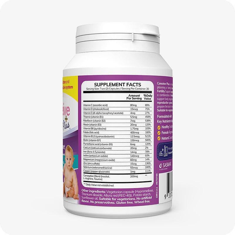 Women's Fertility Support - Female fertility vitamins - Conceive Plus USA